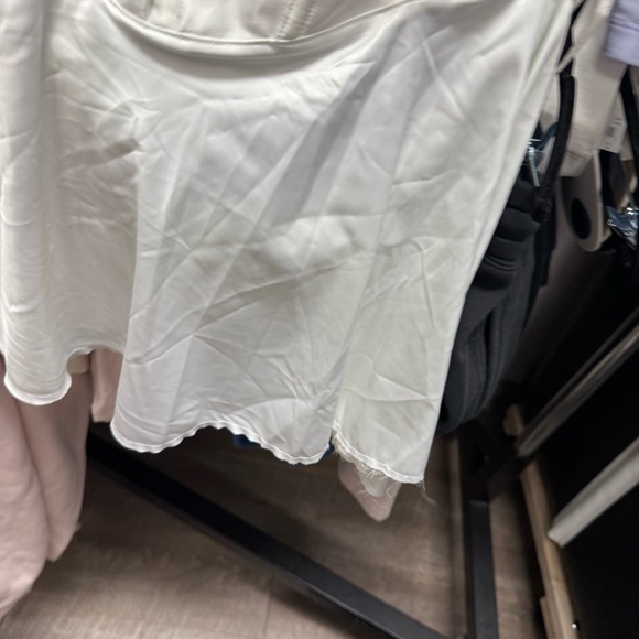 SKIMS skims woven shine corset dress ivory - Picture 9 of 11